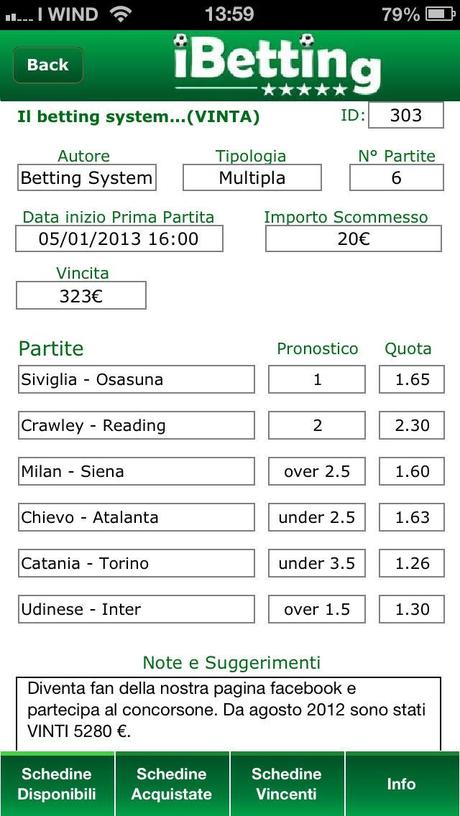 Con iBetting vincere le schedine di calcio è facile! – Recensione Applecentury