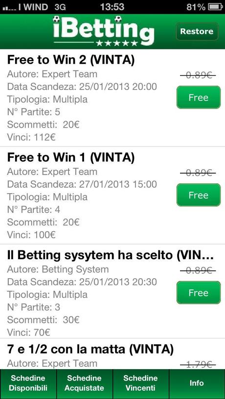 Con iBetting vincere le schedine di calcio è facile! – Recensione Applecentury