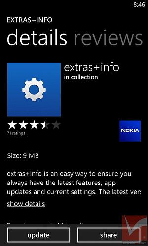 Extra e Info e Feedback a Nokia per device Nokia Lumia Windows Phone 8 si aggiornano.
