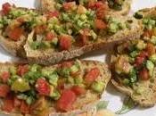Bruschette peperoni mais