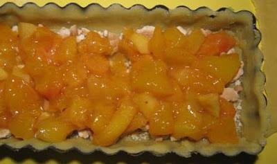 Crostata con composta alle pesche