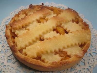 Crostata con composta alle pesche