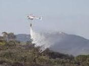 Incendio Bisagno Biscione sulle alture Marassi