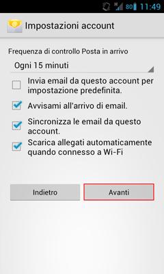 Come configurare Email con Fastweb su dispositivi Google Android.