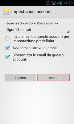 Come configurare Email con Fastweb su dispositivi Google Android.