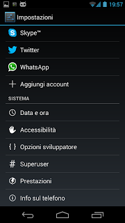 CyanogenMod 10.2 Nightly 20130819 su Galaxy Nexus: recensione