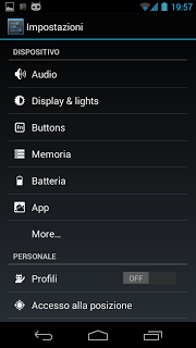 CyanogenMod 10.2 Nightly 20130819 su Galaxy Nexus: recensione