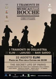 “The Secret Life of Parks” live nel più piccolo paese dell’Ogliastra per “Tramonti di Musica”, 22 agosto, Elini