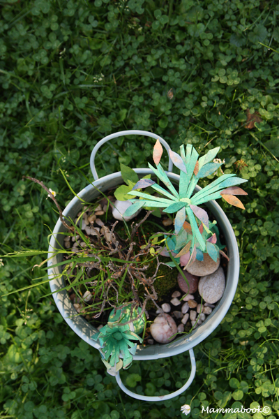 Fairy garden con il cartone delle uova – Fairy Garden with egg carton