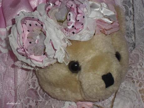 shabbychic,Teddy con i fiori