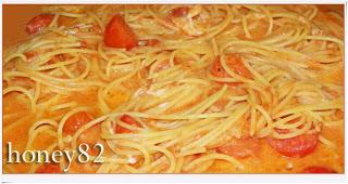 SPAGHETTI POMODORO E MOZZARELLA