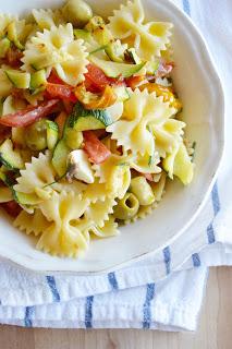 FARFALLE, VERDURE GRIGLIATE e MOZZARELLA