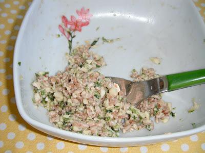 Farro, zucchine 