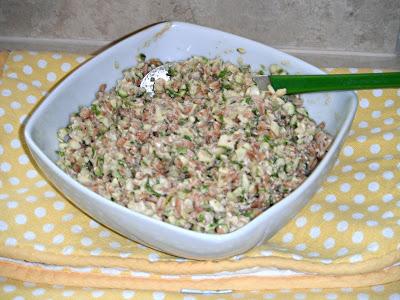 Farro, zucchine 