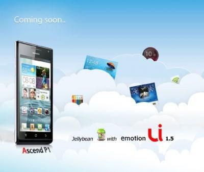 Android Jelly Bean con EmotionUI 1.5 presto su Huawei Ascend P1