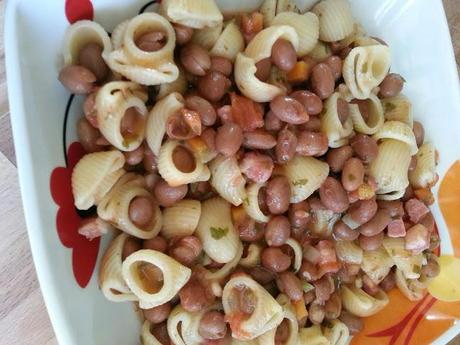 Conchiglie  borlotti e pancetta