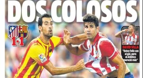 Rassegna Stampa – Marca: Atletico Madrid-Barcellona 1-1, sfida tra colossi