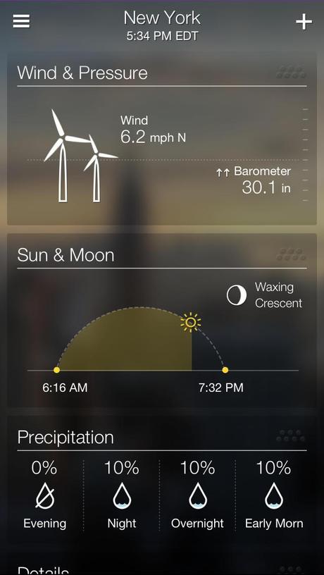 Yahoo Meteo si aggiorna alla versione 1.2 con diverse novità