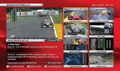 Gran Premio del Belgio, l`undicesimo weekend del campionato di Formula 1 2013 in diretta esclusiva su Sky Sport F1 HD (Canale 206 Sky)