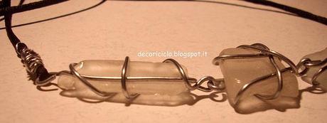 collana con pezzi di vetro levigati 3