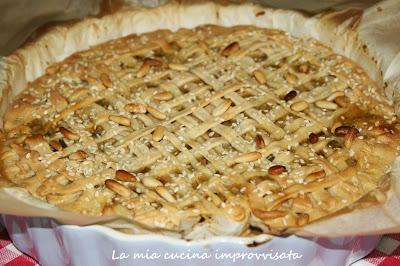 Torta light di farro e melanzane gustose