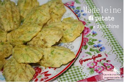 Madeleine di patate e zucchine