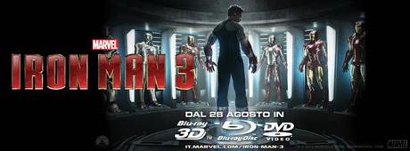 L’attesa è finita, dal 28 agosto Iron Man 3 debutta in Blu-ray 3D, Blu-ray e DVD