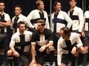Maglia Parma centenario: retrò, crociata bianca nera