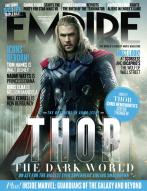 Thor: The Dark World sulla cover di Empire Tom Hiddleston Thor: The Dark World Marvel Studios Chris Hemsworth Alan Taylor 