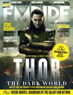 Thor: The Dark World sulla cover di Empire Tom Hiddleston Thor: The Dark World Marvel Studios Chris Hemsworth Alan Taylor 