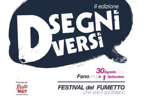 Ospiti e iniziative della seconda edizione di Disegni Diversi. Festival del Fumetto che vive il quotidiano 