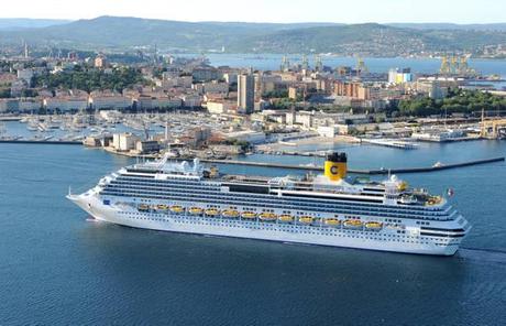 Il ritorno a Trieste di Costa Crociere