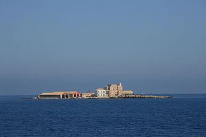 Isola Formica tra Trapani e Favignana, Sicilia...