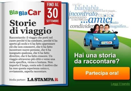 Il concorso BlaBlaCar Storie di Viaggio