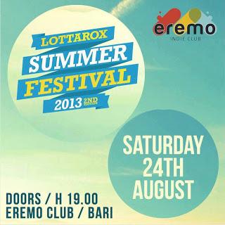 LOTTAROX SUMMER FESTIVAL 24TH AUGUST EREMO CLUB