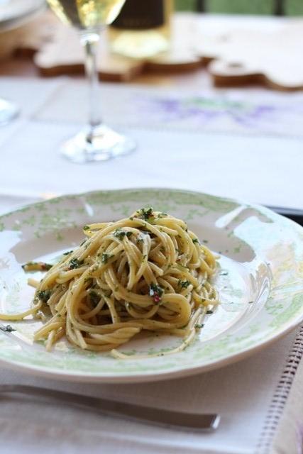 Spaghetti alla colatura di alici di Cetara