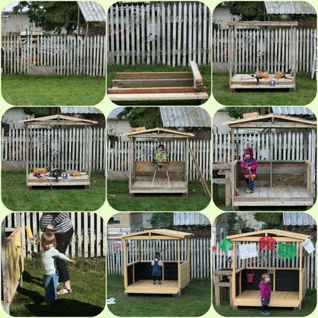 Costruire spazi per i bambini con i pallet paperblog Creazioni con pallet