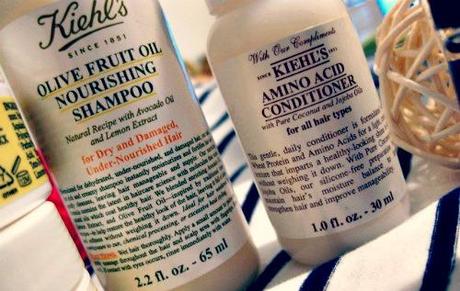 KIEHL'S, Shampoo Olive Fruit Oil e balsamo Amino Acid [REVIEW]