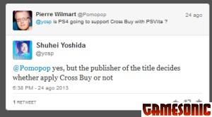 Confermato il Cross buy tra PS Vita e PS4