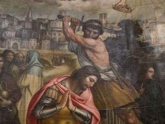 “Il martirio di S. Alessandro” di Enea Salmeggia, nella chiesa di S. Alessandro in Colonna a Bergamo, dove pure l’artista è sepolto. 