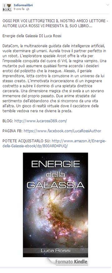 Energie della Galassia segnalato da Informalibri