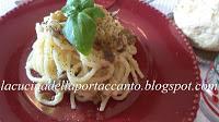 Spaghetti poveri con salsa salernitana