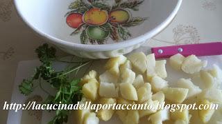 Baccalà condito in insalata