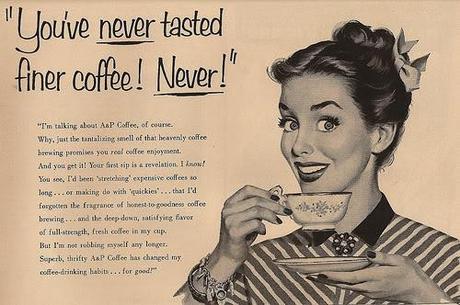 Pubblicita' vintage del caffe VintageCoffeeAd-1