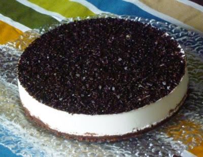 Torta fredda al cocco e cioccolato