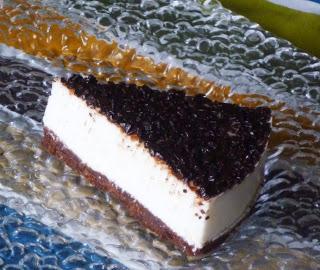 Torta fredda al cocco e cioccolato