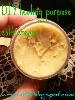 DIY healing purpose cold cream