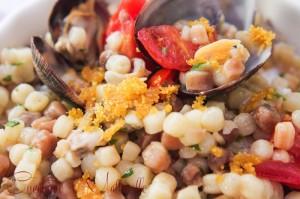 FREGULA SARDA CON VONGOLE E BOTTARGA 4