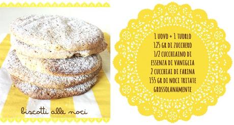 Biscotti croccanti alle noci