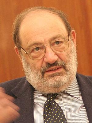 Image of Italian writer, Umberto Eco.